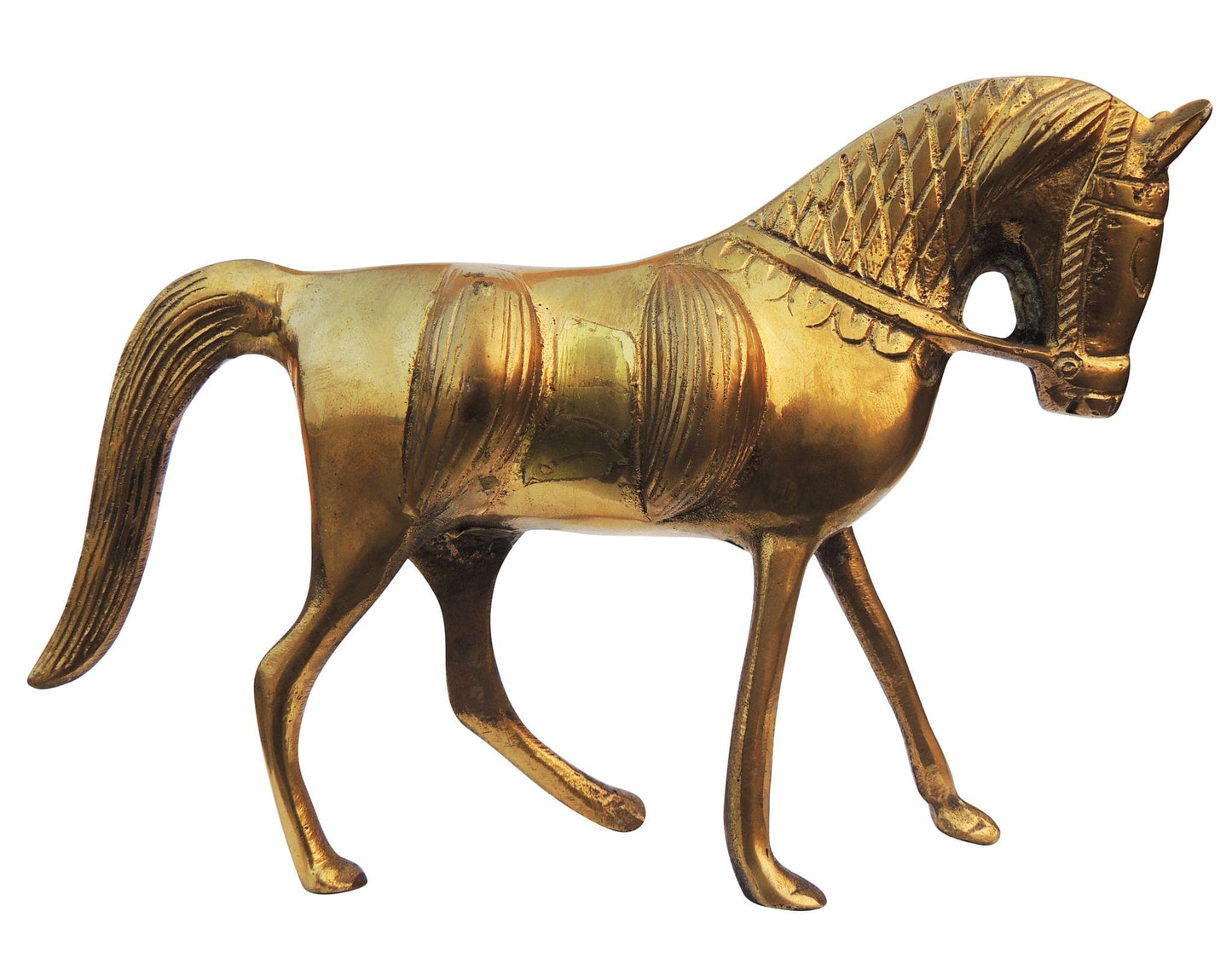 Brass Showpiece Horse Statue