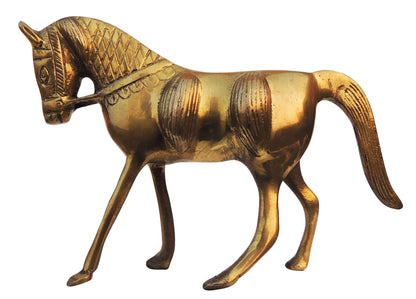 Brass Showpiece Horse Statue