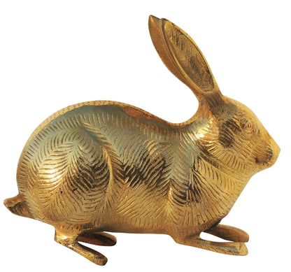 Brass Showpiece Rabbit Statue