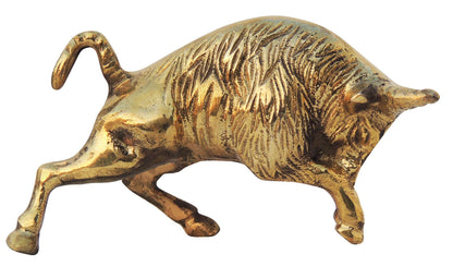 Brass Showpiece Bull Statue