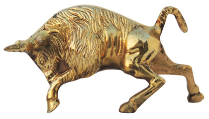 Brass Showpiece Bull Statue