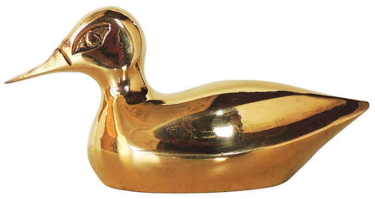 Brass Showpiece Duck Statue