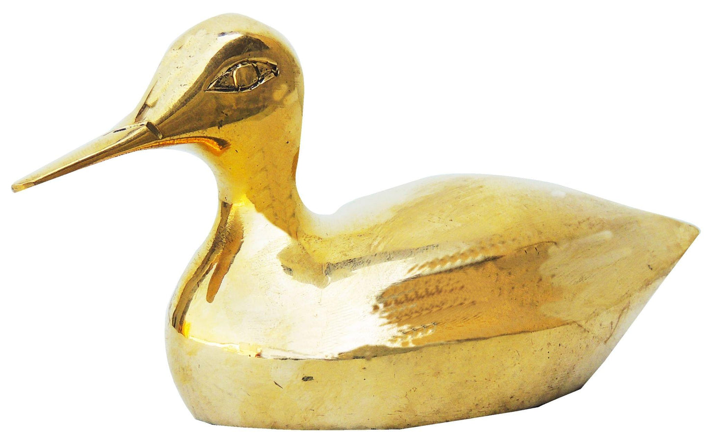 Brass Showpiece Duck Pair Statue