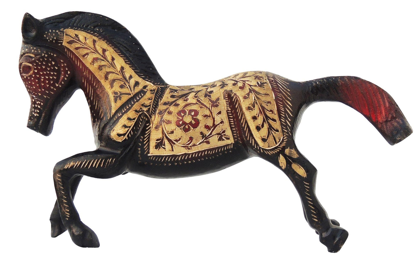 Brass Showpiece Horse Statue