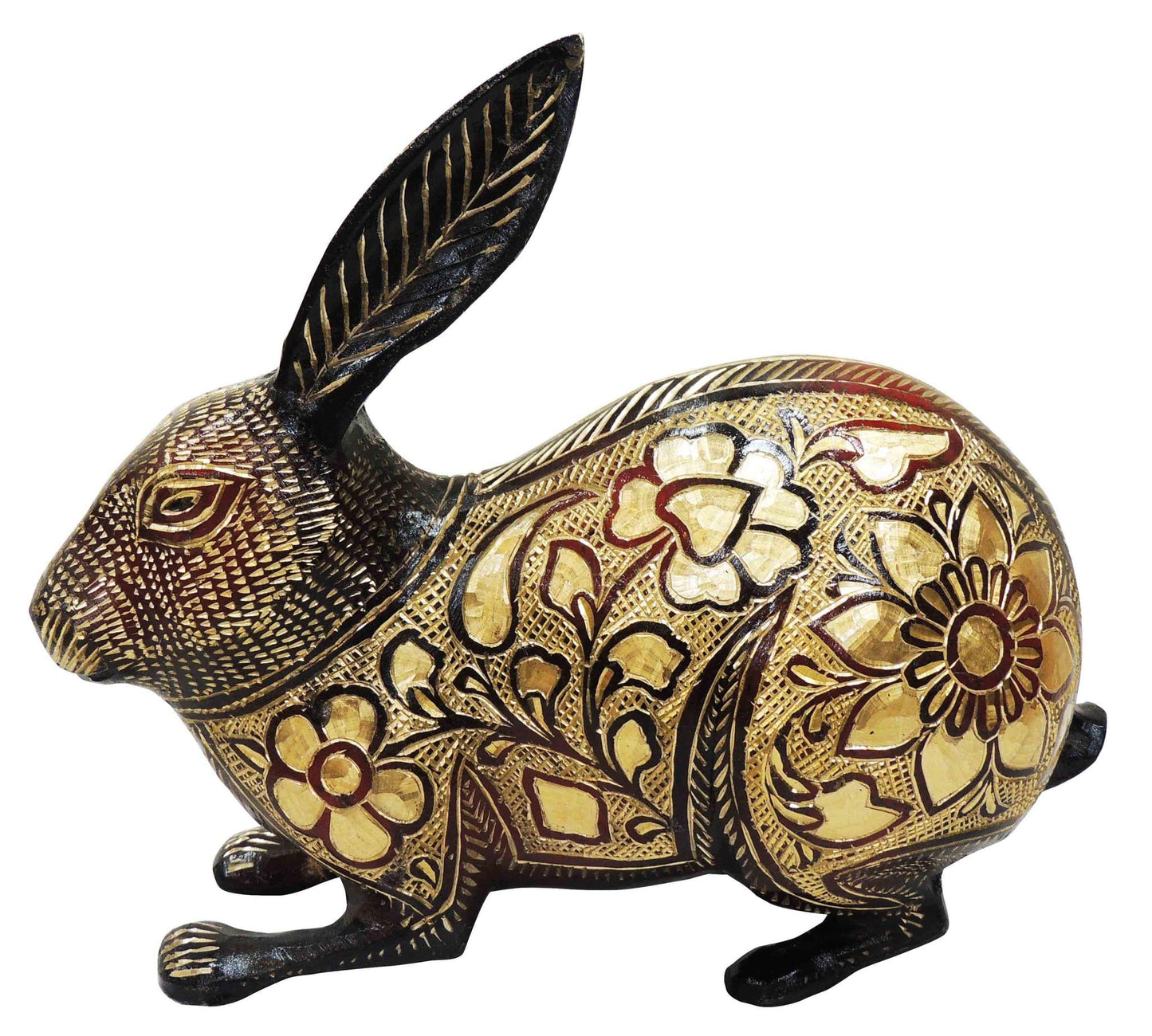 Brass Showpiece Rabbit Statue