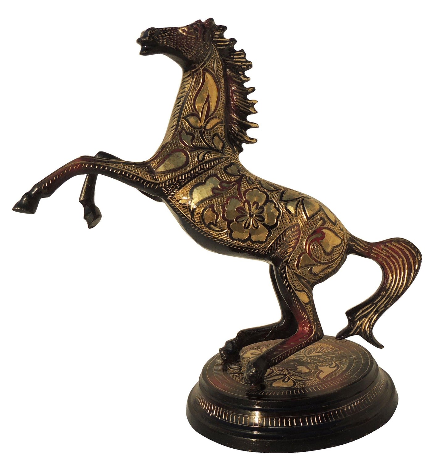 Brass Showpiece Horse Statue