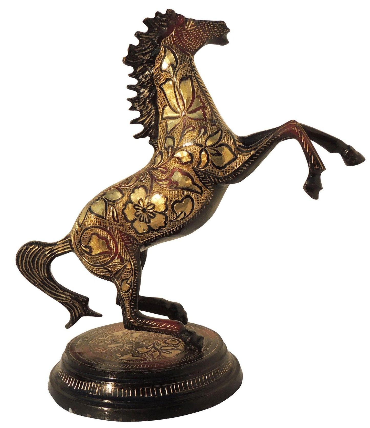 Brass Showpiece Horse Statue