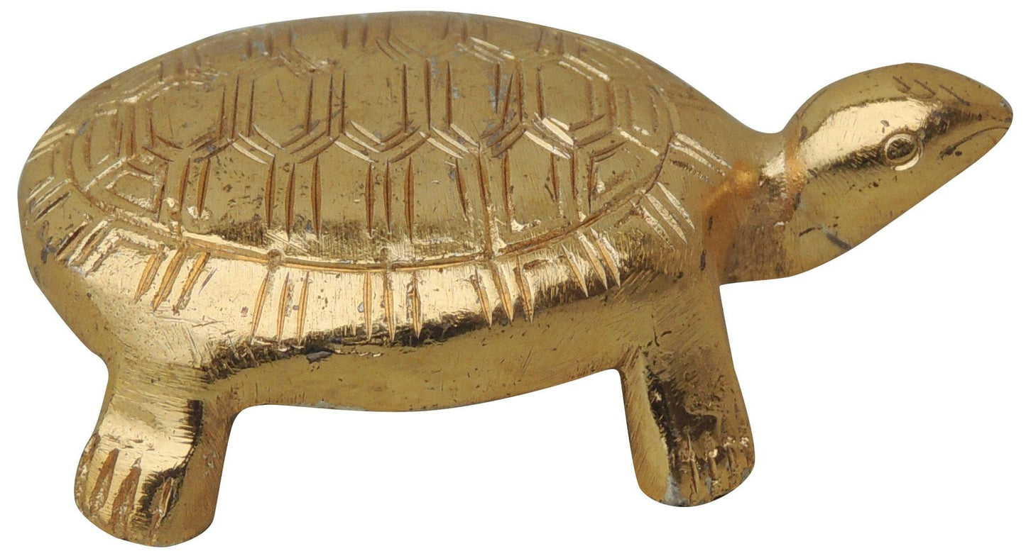 Brass Showpiece Tortoise Statue