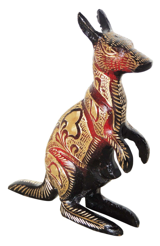 Brass Kangaroo Statue