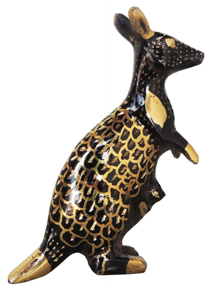 Brass Kangaroo Statue