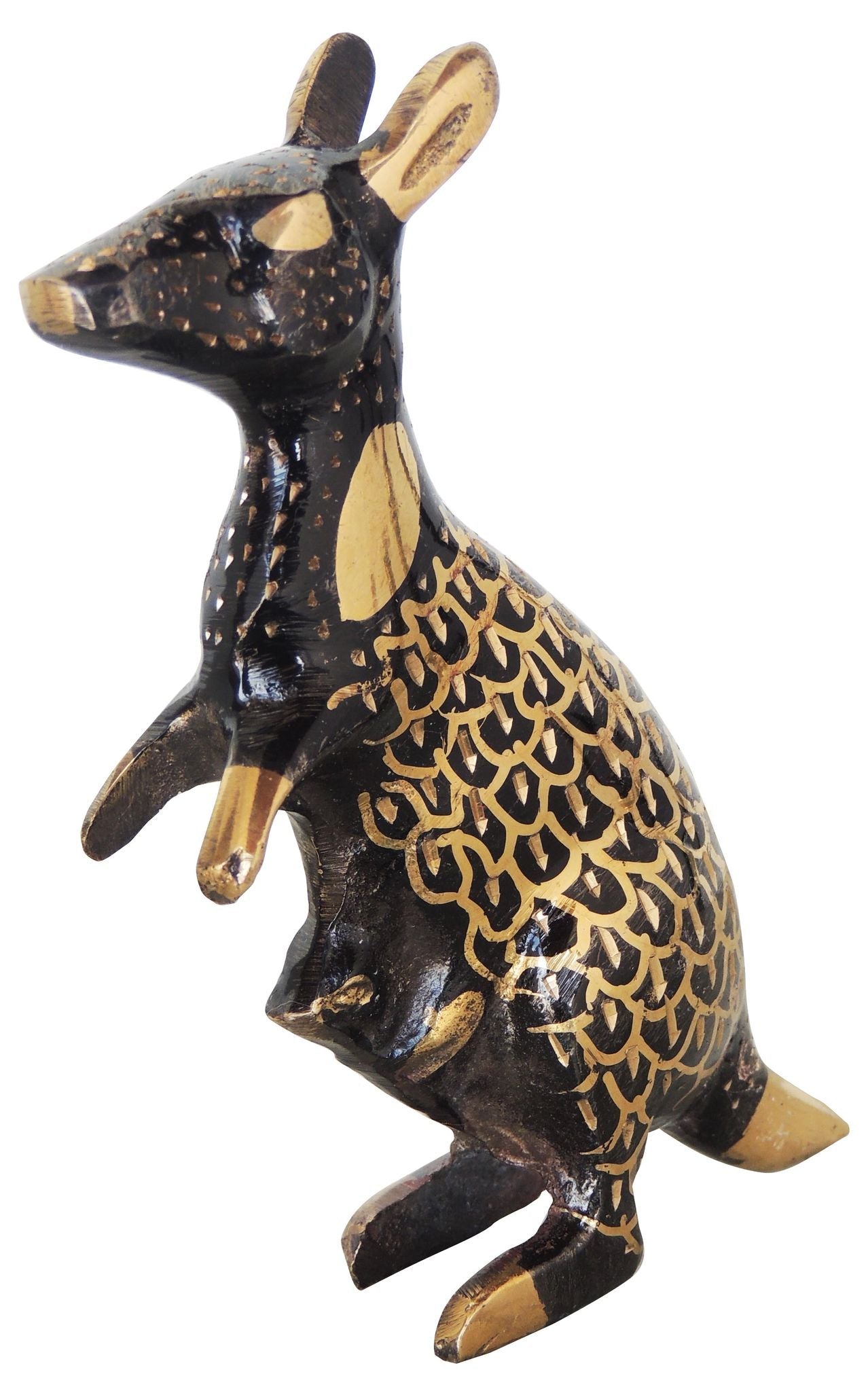 Brass Kangaroo Statue