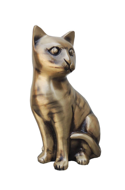 Brass Cat Statue