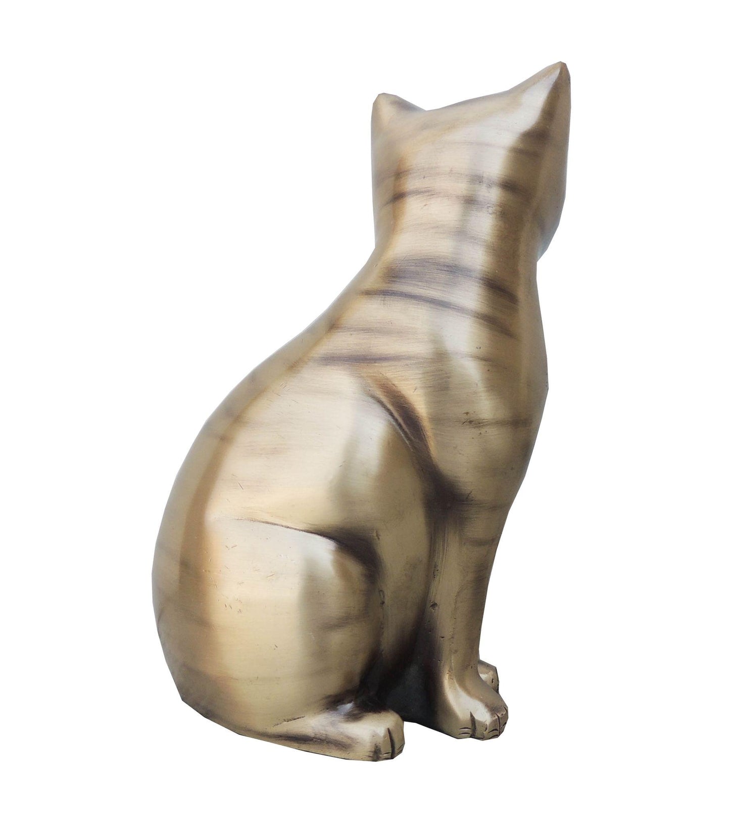 Brass Cat Statue