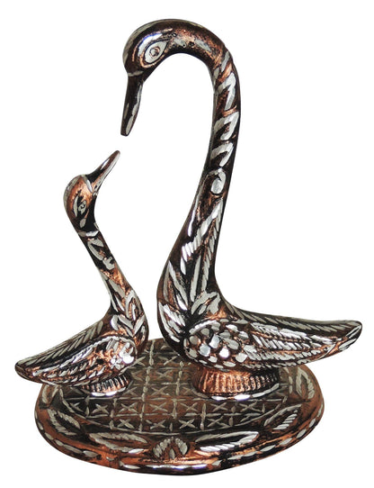 Brass Duck Pair Statue