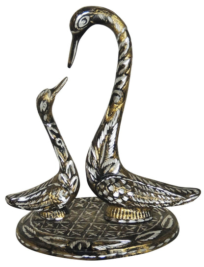 Brass Duck Pair Statue