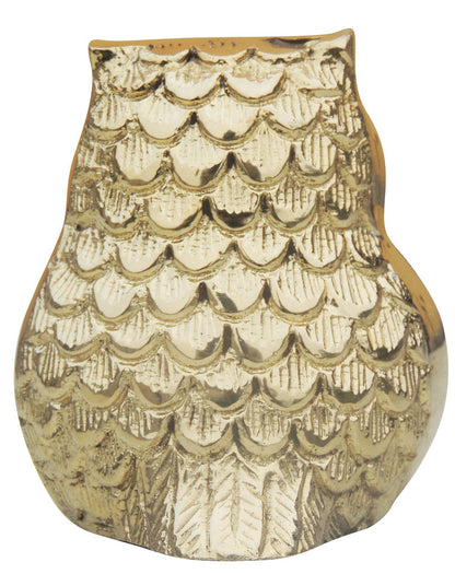 Brass Owl Ullu Statue