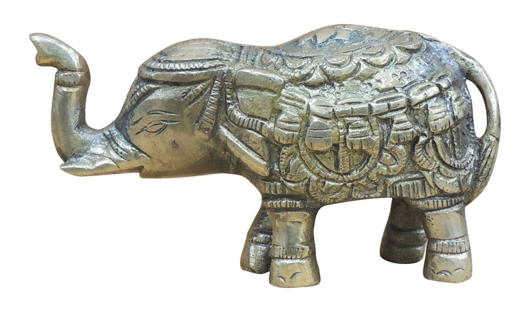 Brass Elephant Statue