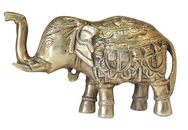 Brass Elephant Statue