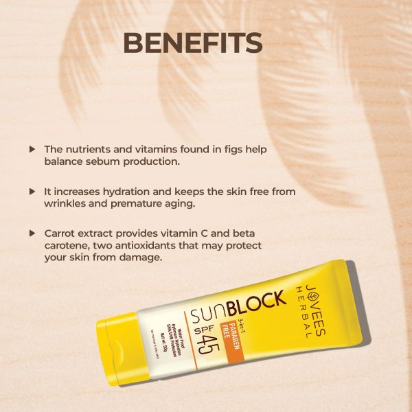 Jovees Sun Block SPF 45 Sunscreen