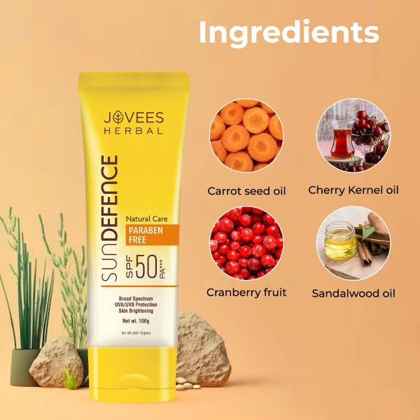Jovees Sun Defence Cream SPF 50 PA+++ Sunscreen