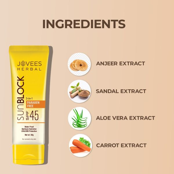 Jovees Sun Block SPF 45 Sunscreen
