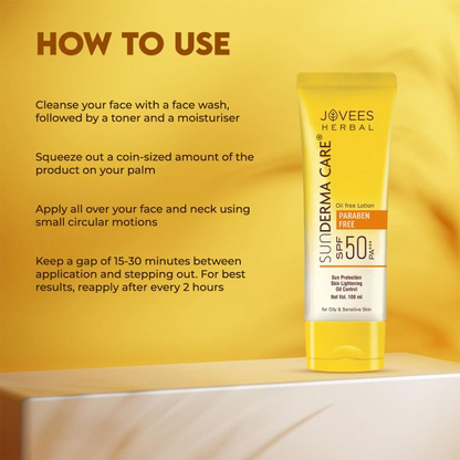 Jovees Sun Derma Care Lotion SPF 50 PA+++ Sunscreen