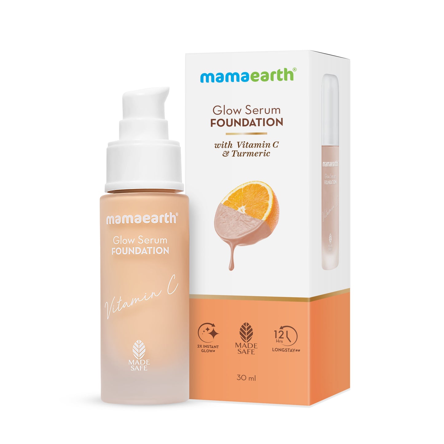 Mamaearth Glow Serum Foundation-Beige Glow