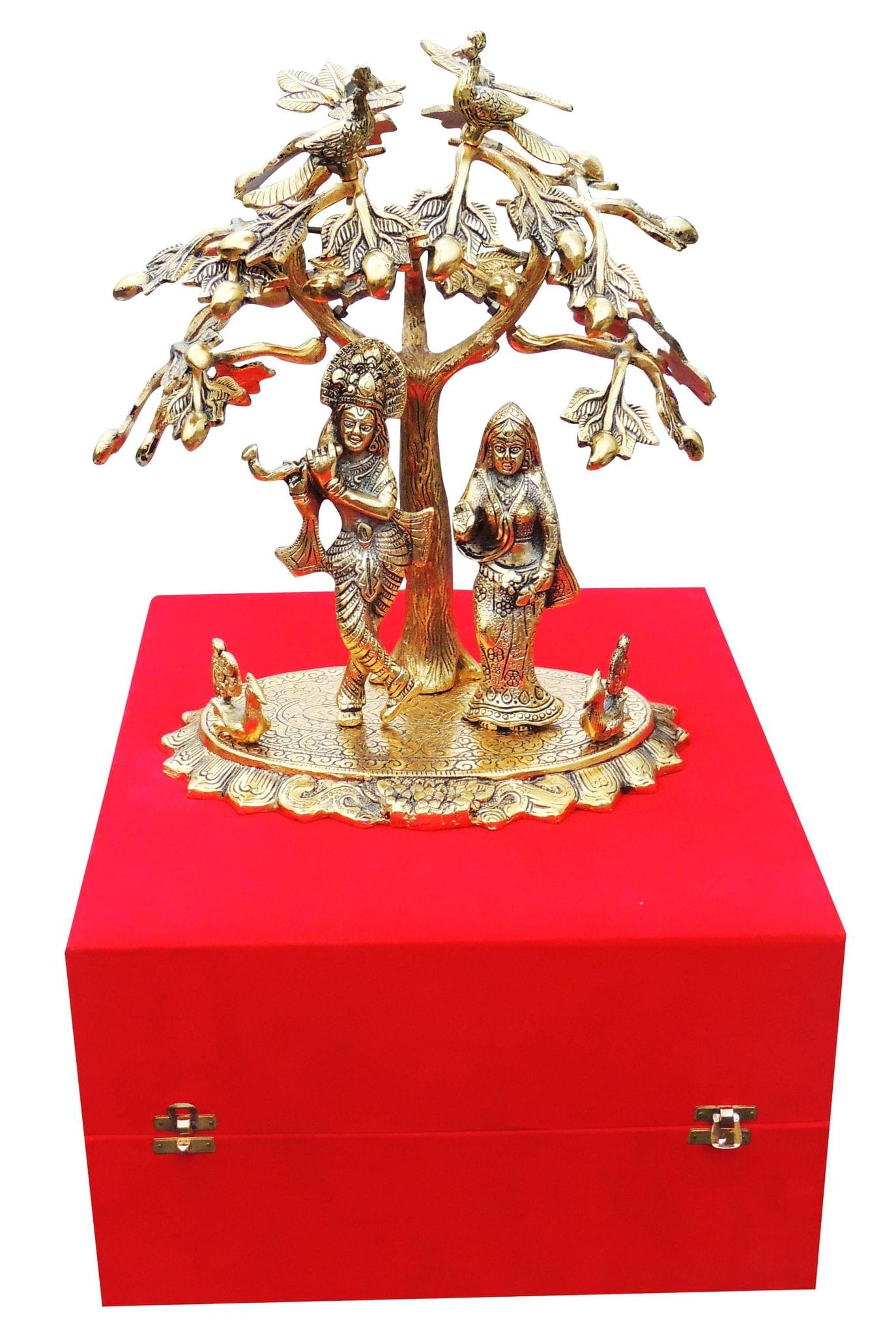 Radha Krishna Standing Tree