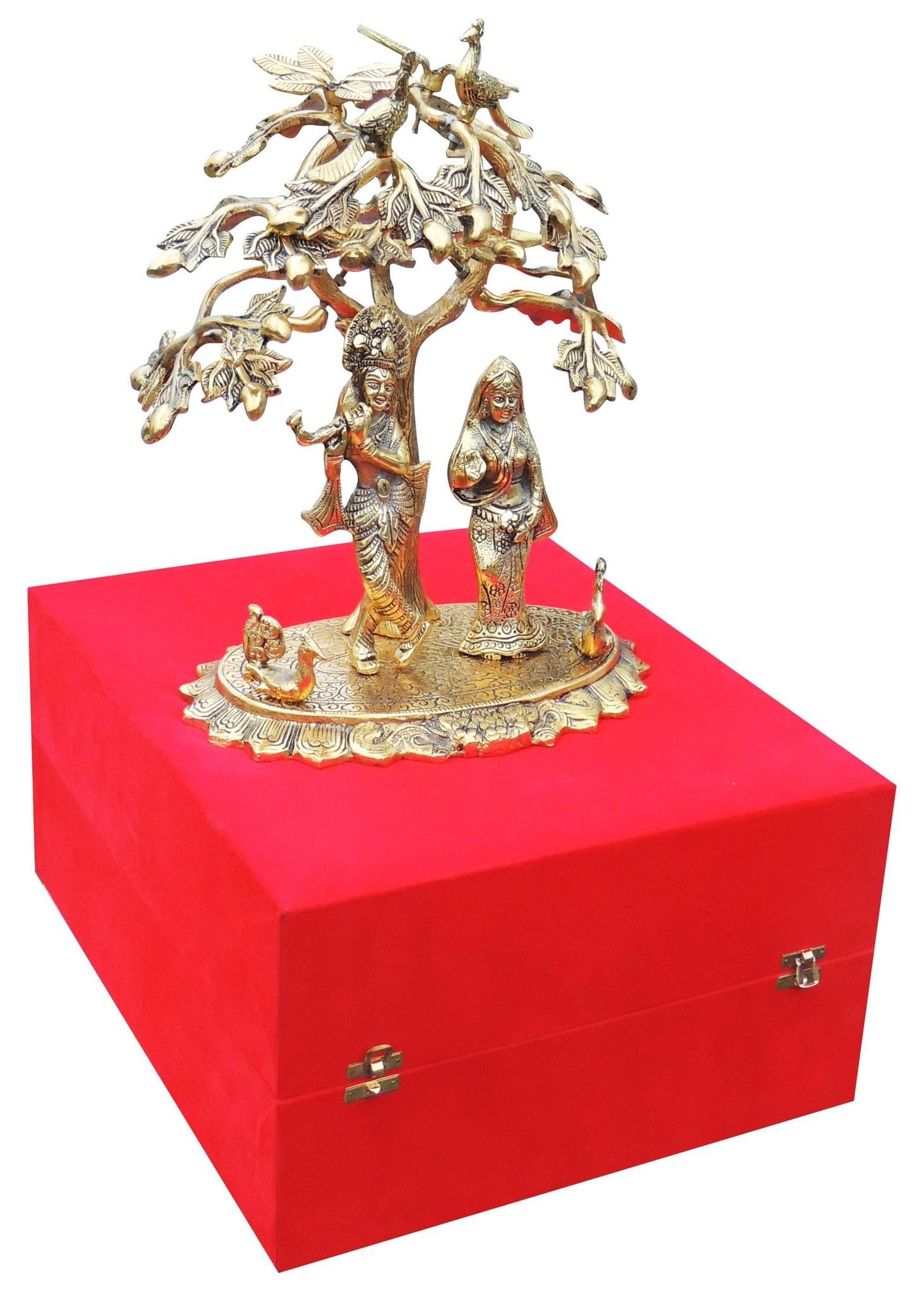 Radha Krishna Standing Tree