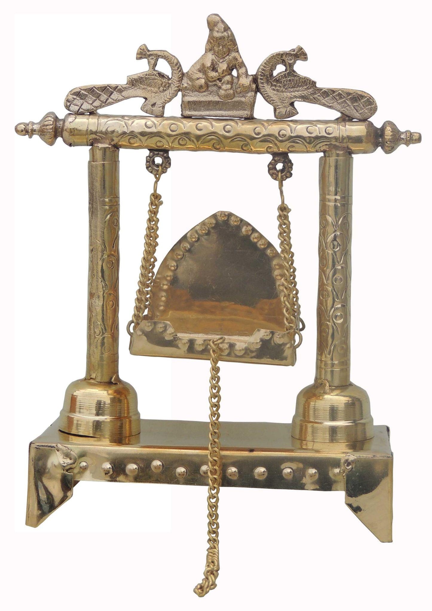 Brass Laddu Gopal Jhula For God Idol