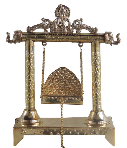 Brass Laddu Gopal Jhula For God Idol