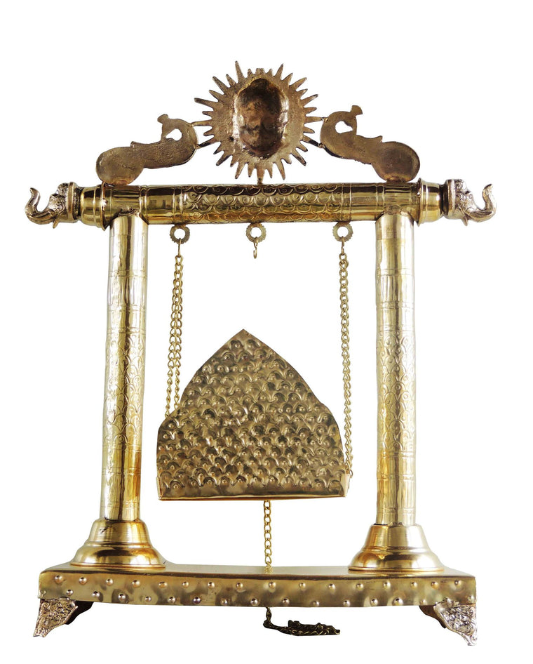 Brass Laddu Gopal Jhula For God Idol