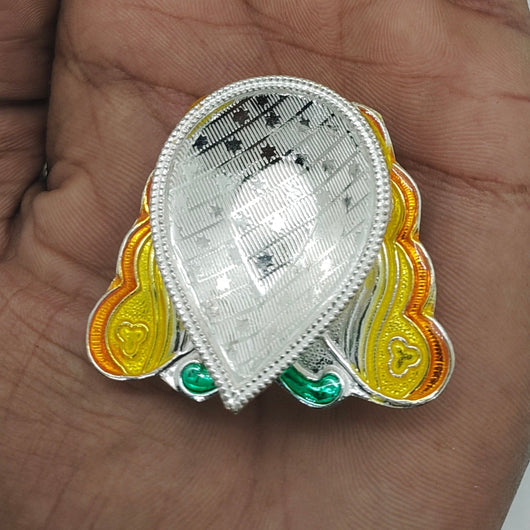 Pure Silver Gold Butterfly Fancy Diya