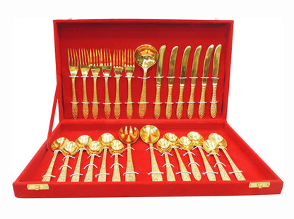 Brass Cutlery Set