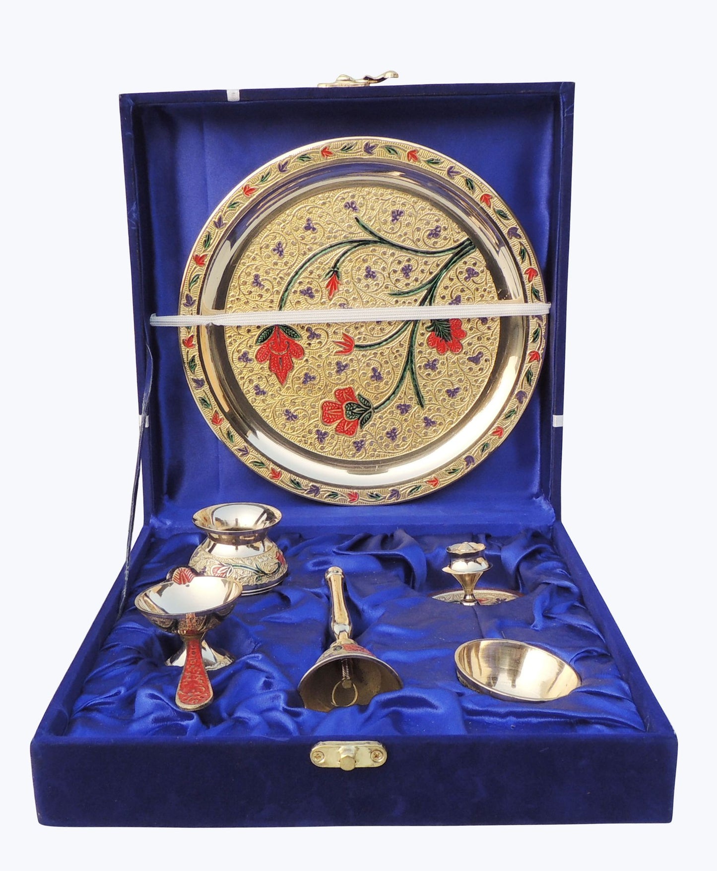 Brass Puja Thali Set