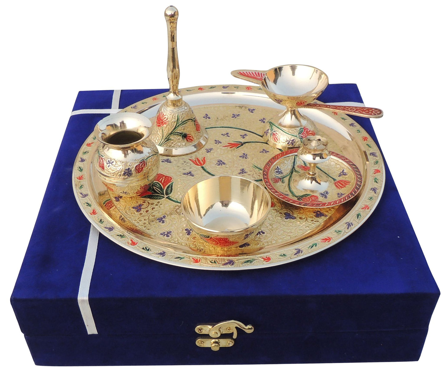 Brass Puja Thali Set