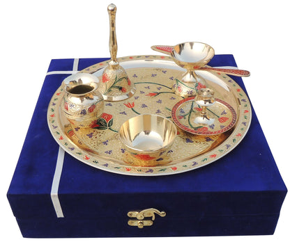 Brass Puja Thali Set