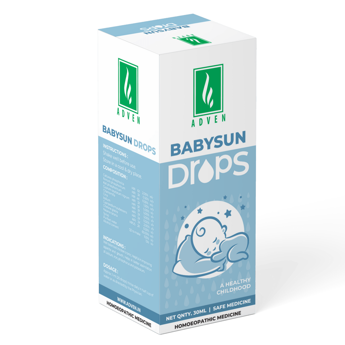 Adven Babyson Drops Childrens Complete Tonic