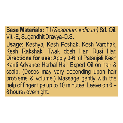 Patanjali Kesh Kanti Advance Herbal Hair Expert Oil