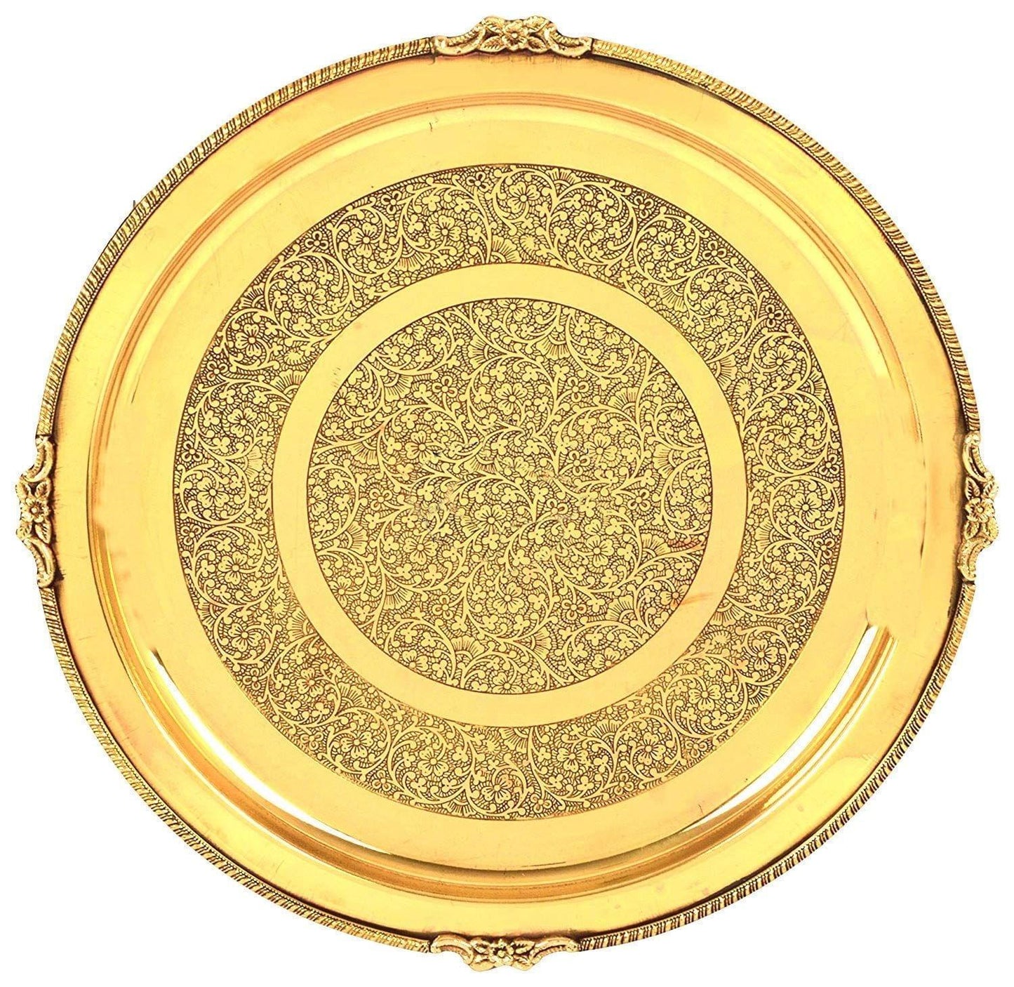 Brass Thali Embose