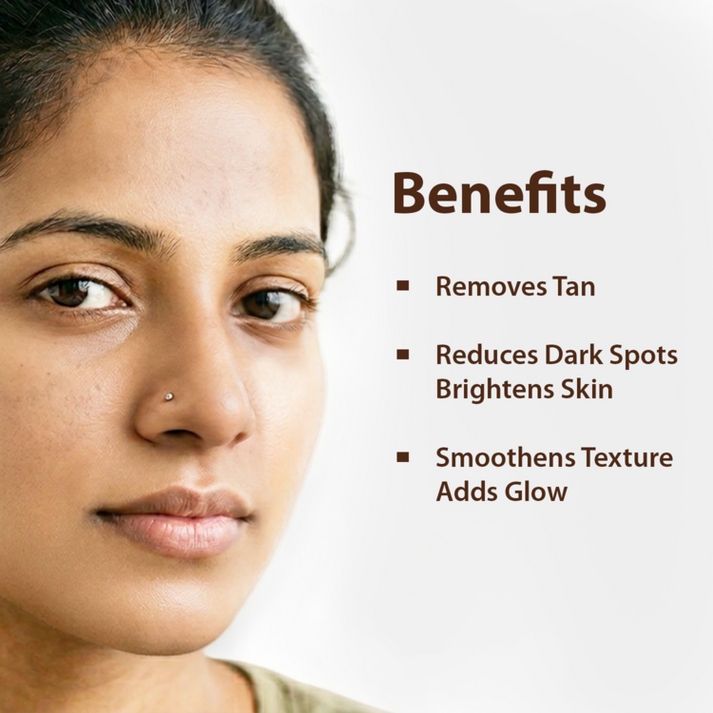 Dermistry Tan Removal Face Pack for Instant Brightening | Radiant Skin