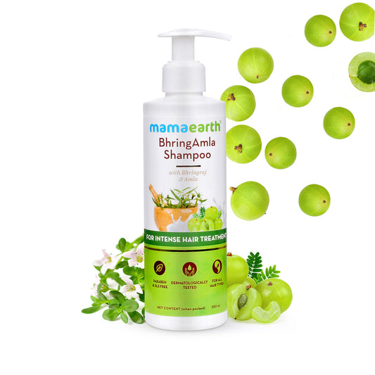 Mamaearth BhringAmla Shampoo with Bhringraj & Amla 250ml