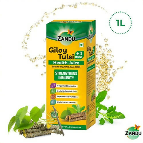 Zandu Giloy Tulsi Juice | 3 herbs