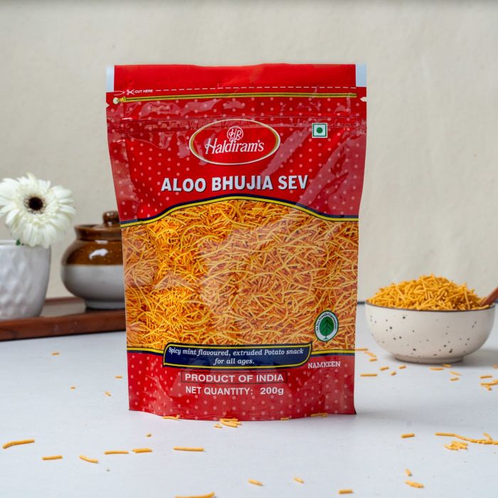 Haldiram's Namkeen Aloo Bhujia - PUSHMYCART