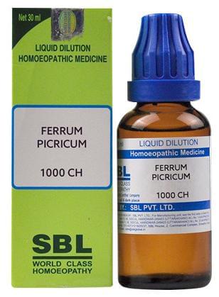 SBL Ferrum Picricum Dilution 1000 CH