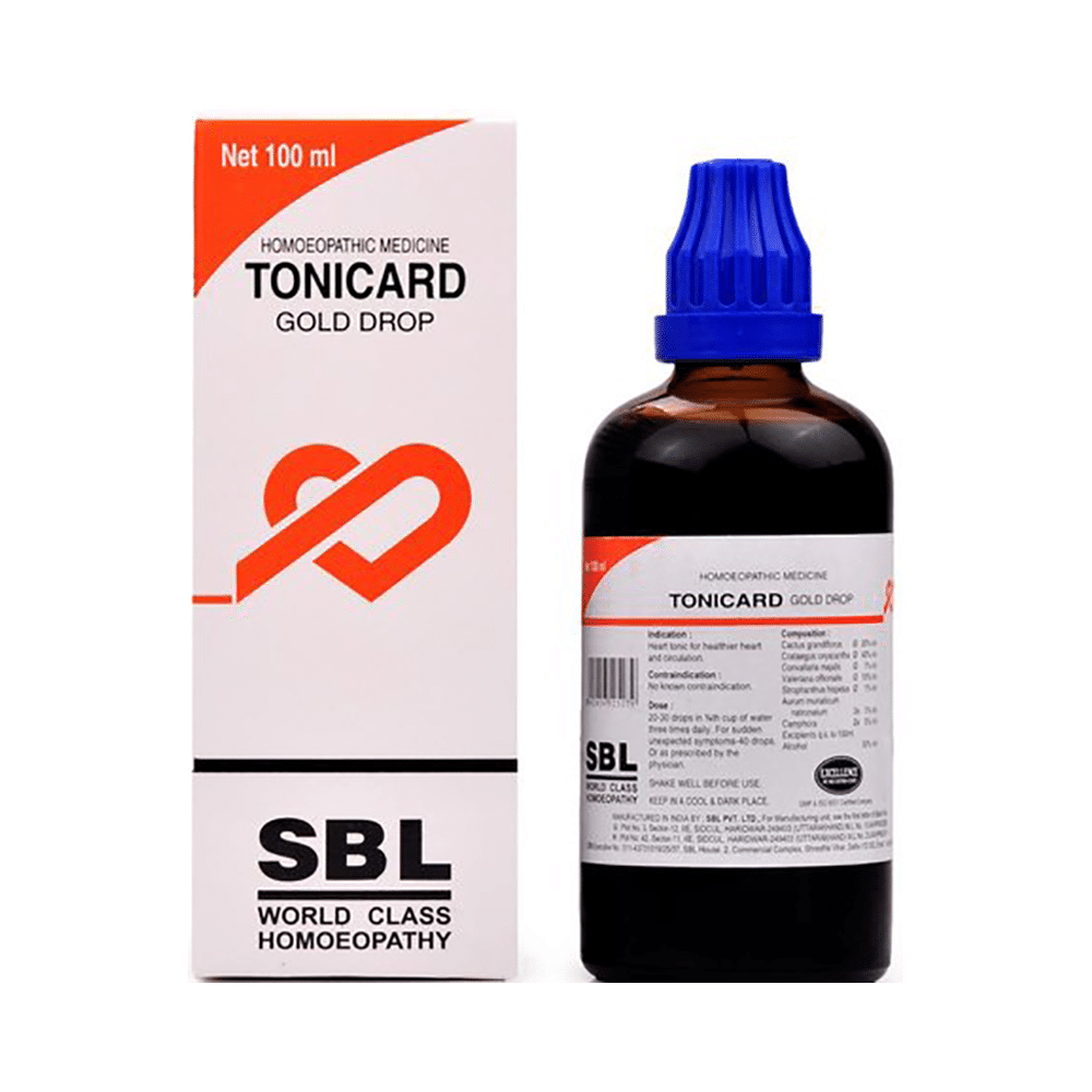 SBL Tonicard Gold Drop Homeopathic Medicine