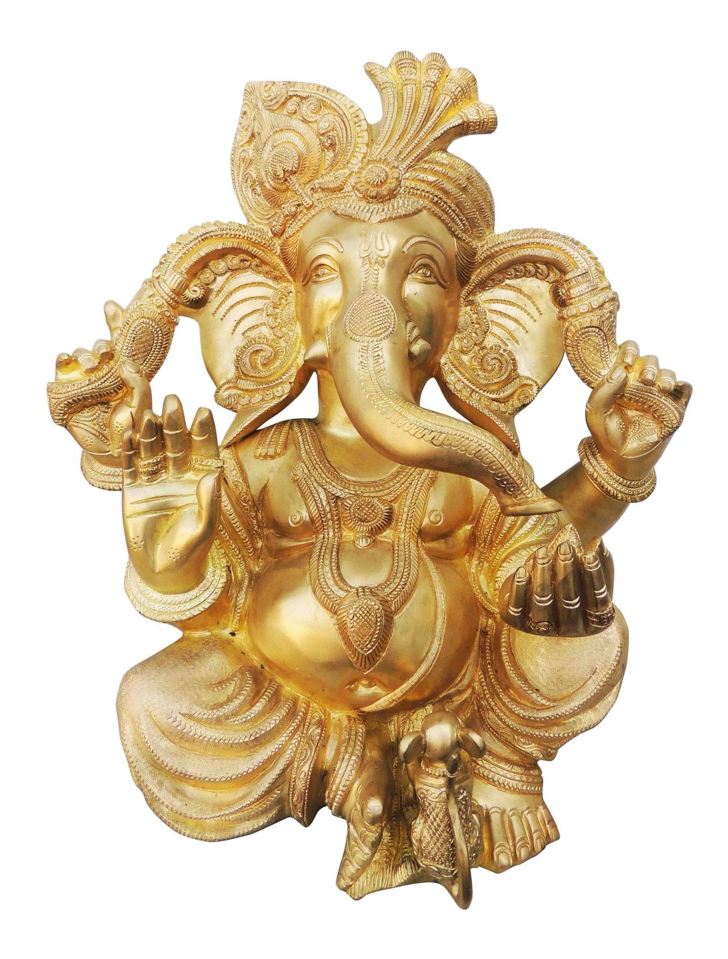 Brass Ganesh Ji Statue