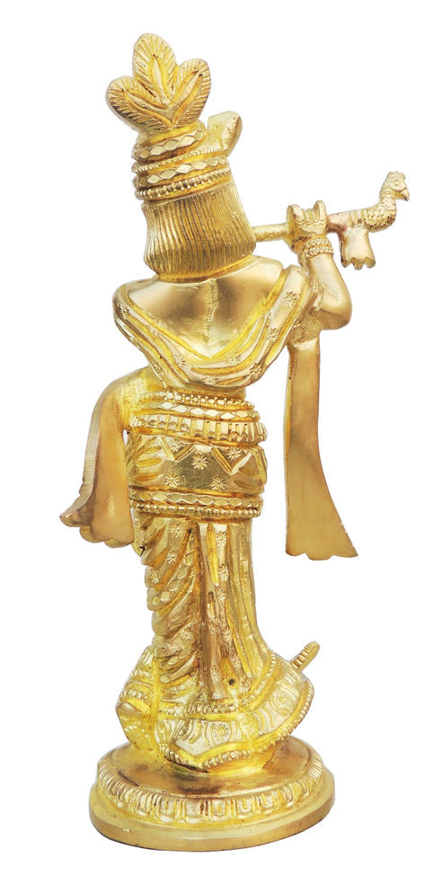 Brass Krishna Super Fine Statue