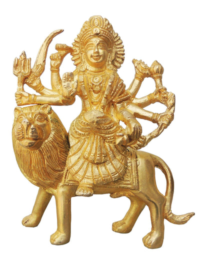 Brass Durga Ji Goddess Statue