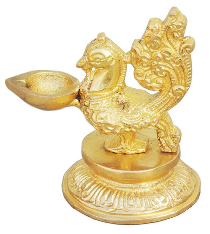 Brass Murga Deepak Statue